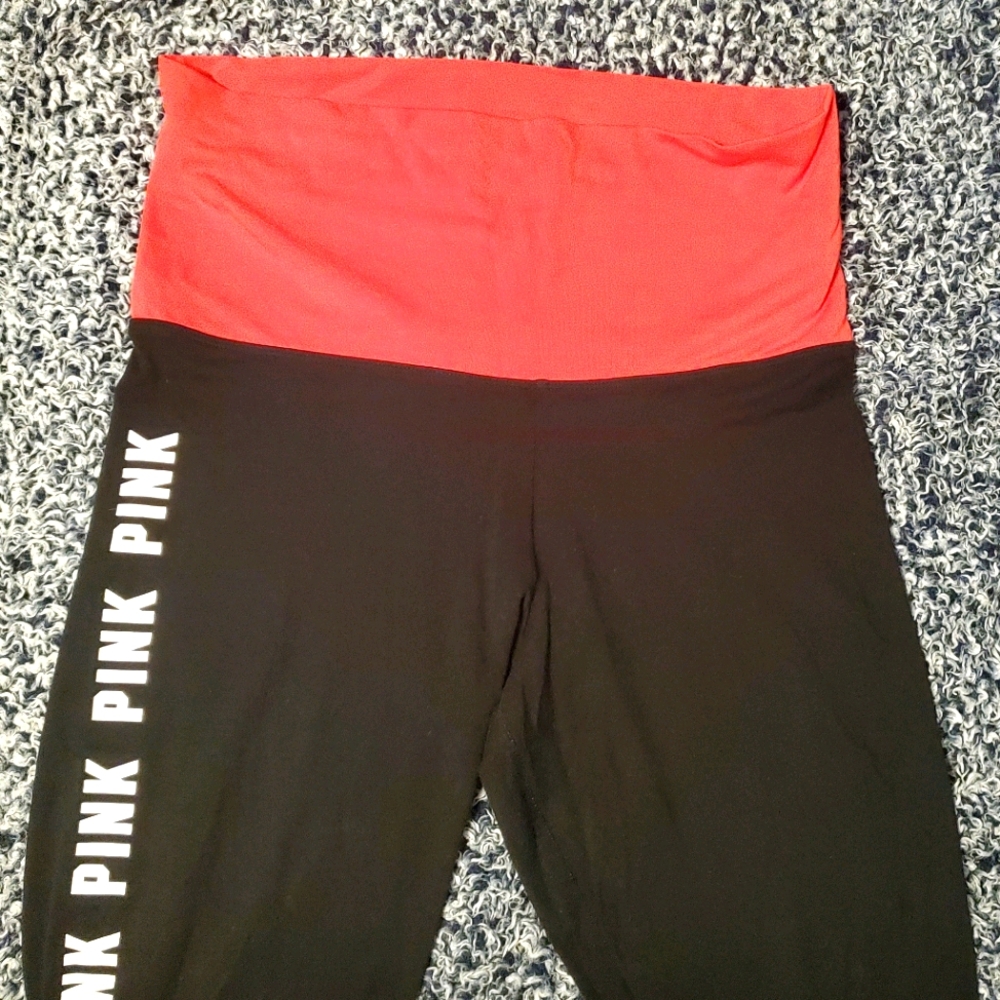 Vs Pink women's foldover legging size M